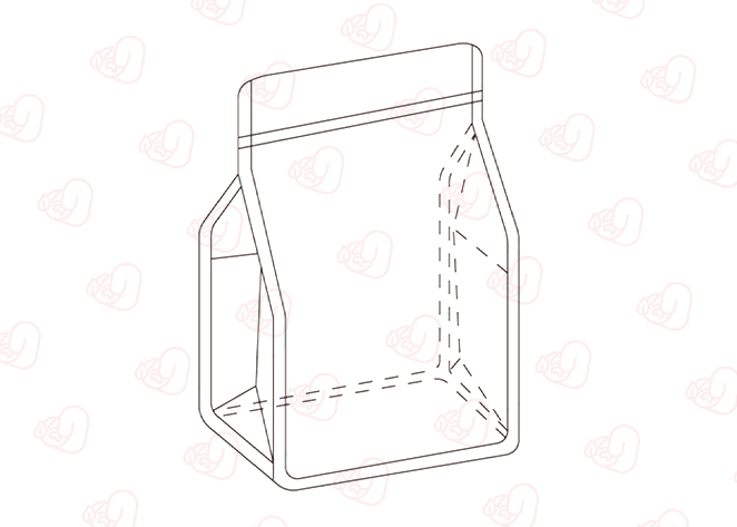 फ्लैट बॉटम पाउच बैग मॉडल