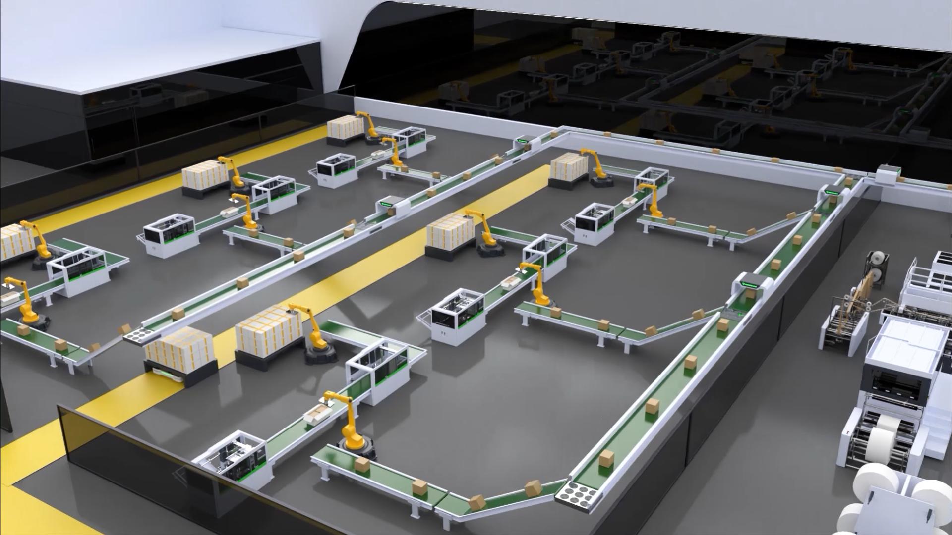 स्मार्ट पेपर बैग उत्पादन फ़ैक्टरी समाधान