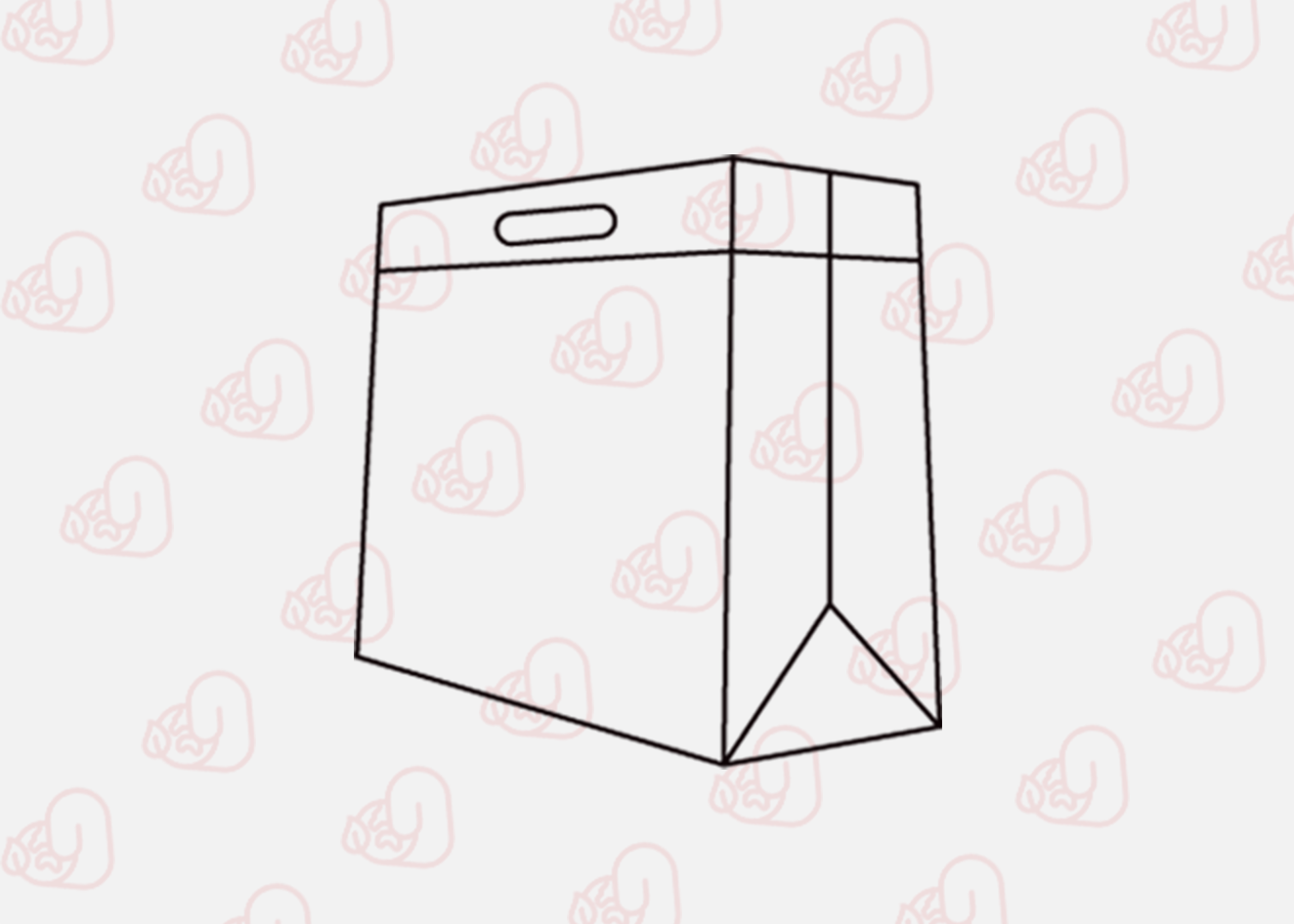 Box Bag With D Cut2x