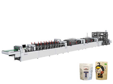 ज़िपर बनाने की मशीन के साथ हाई स्पीड स्टैंडिंग पाउच